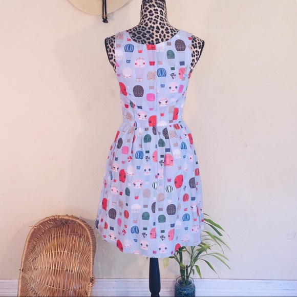 Sold Out 👋 🆕 ModCloth hot air ballon Dress pinup - Picture 8 of 16
